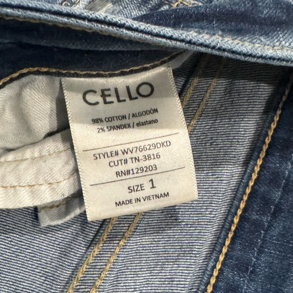 Cello Women’s Blue High-Rise Distressed Jeans - Picture 3 of 7